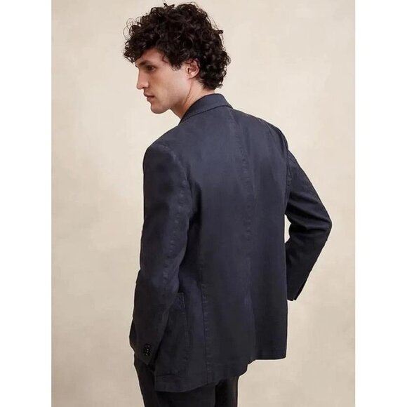 BANANA REPUBLIC Men's Traveler Linen-Cotton Blazer Size 42R - Picture 2 of 10